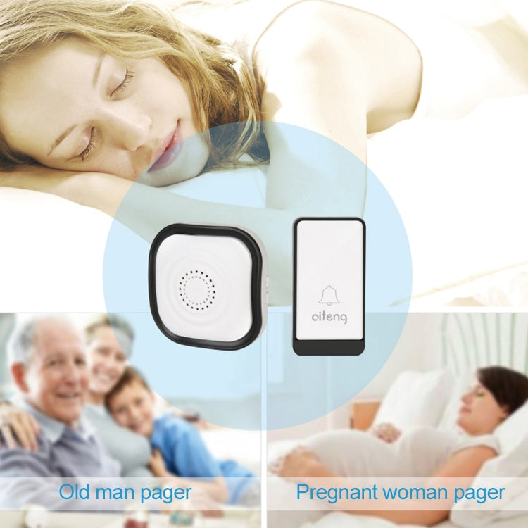 AITENG V029J Wireless Batteryless WIFI Doorbell, EU Plug, WD0044A, WD0044B, WD0044C AITENG V029J Wireless Batteryless WIFI Doorbell, EU Plug, WD0044A, WD0044B, WD0044C